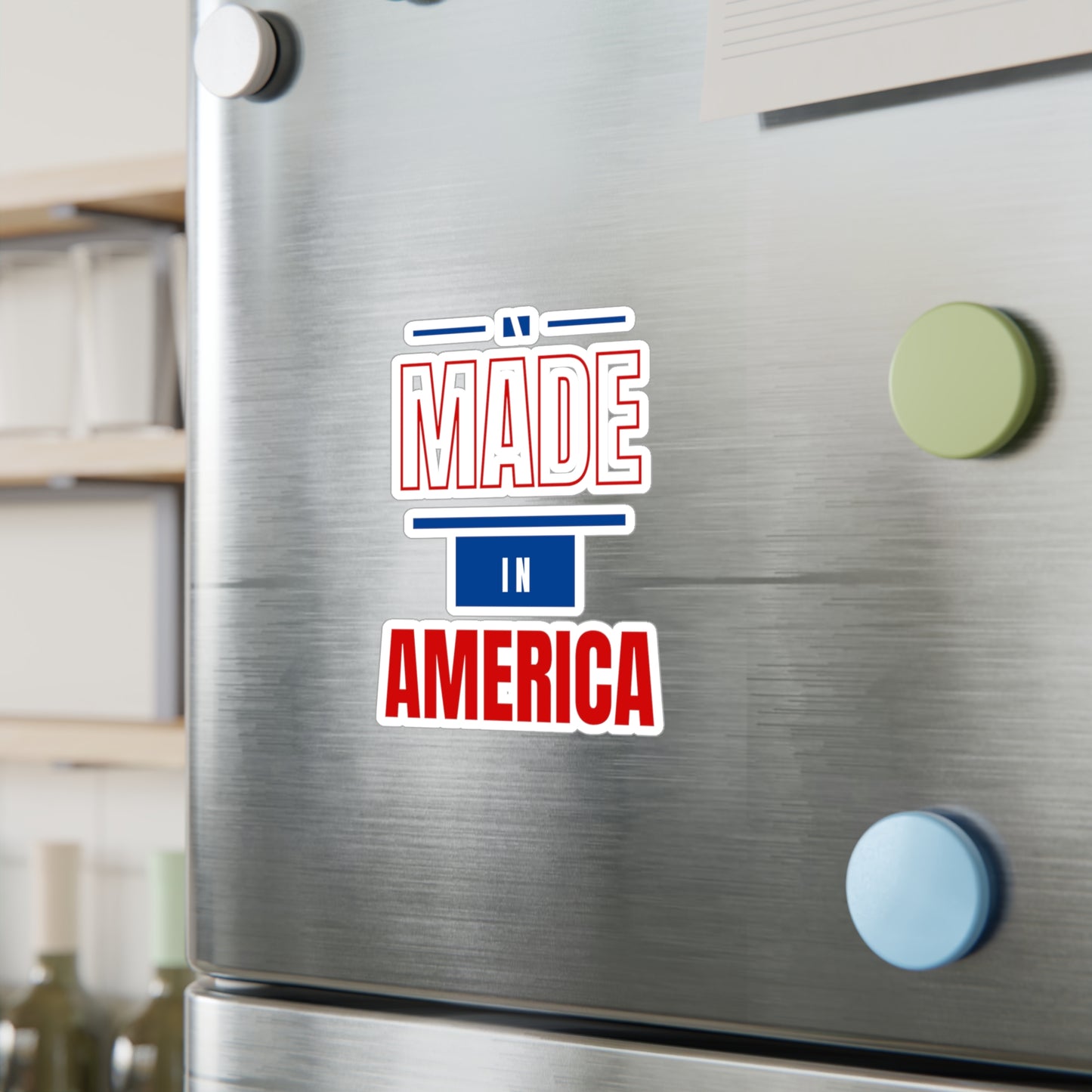 Made in America Kiss-Cut Vinyl Decals