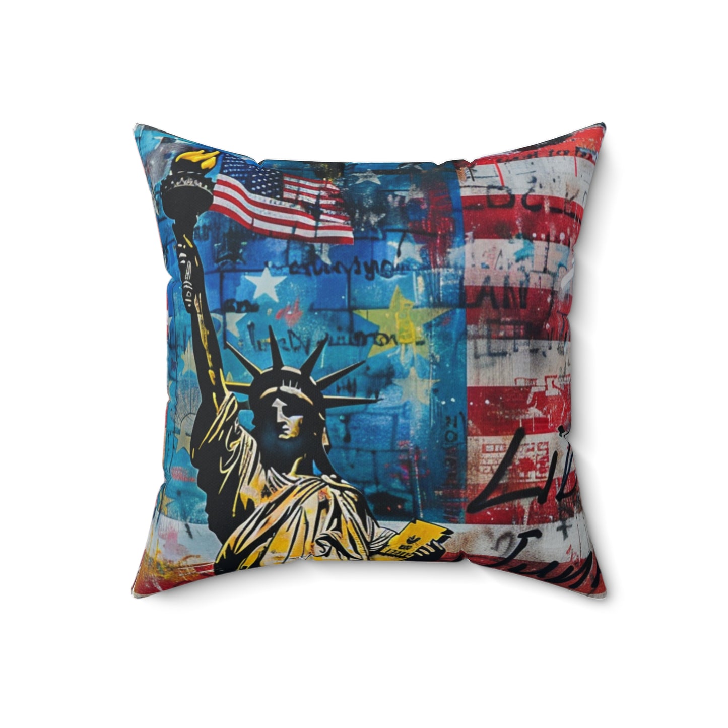 Liberty Junky Graffiti Pillow