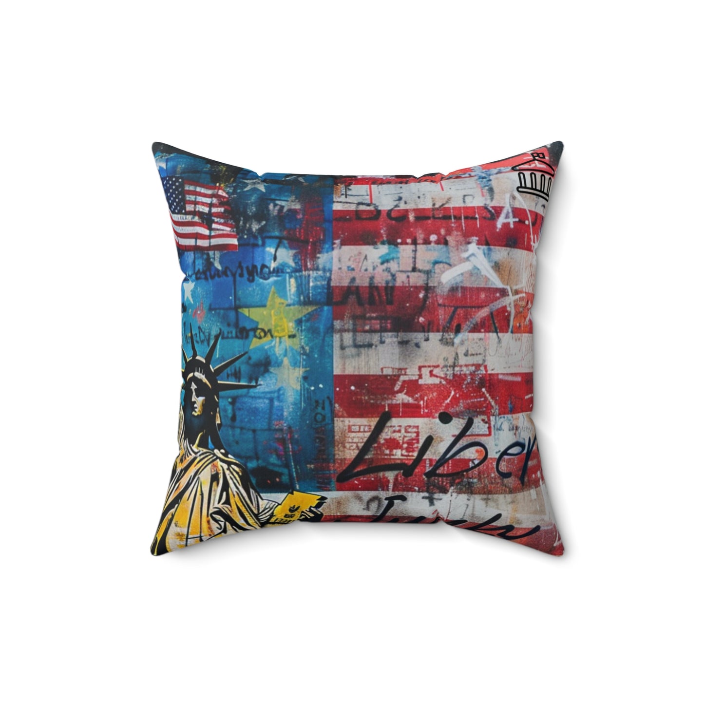 Liberty Junky Graffiti Pillow