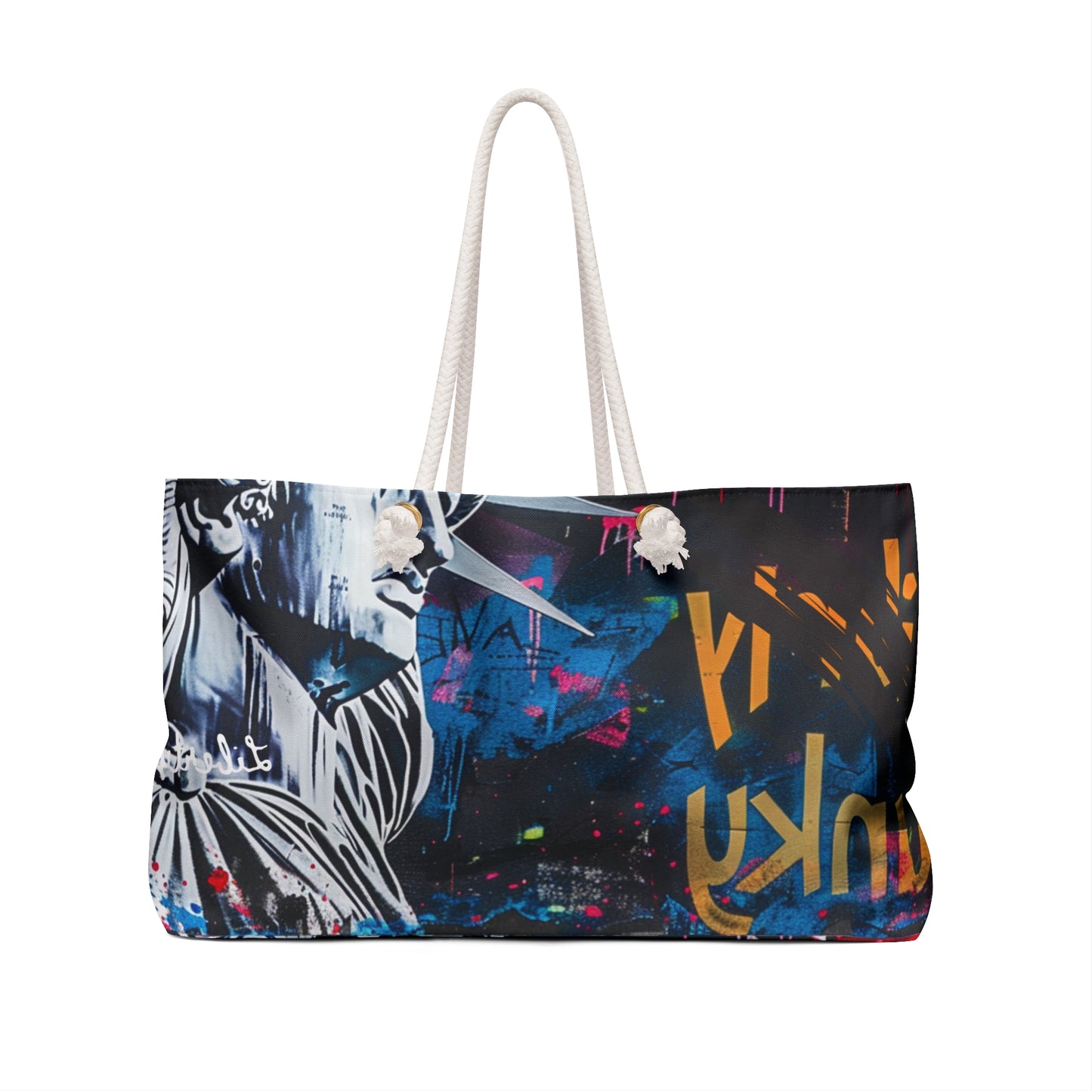 Liberty Junky Graffiti Statue of Liberty Weekender Bag