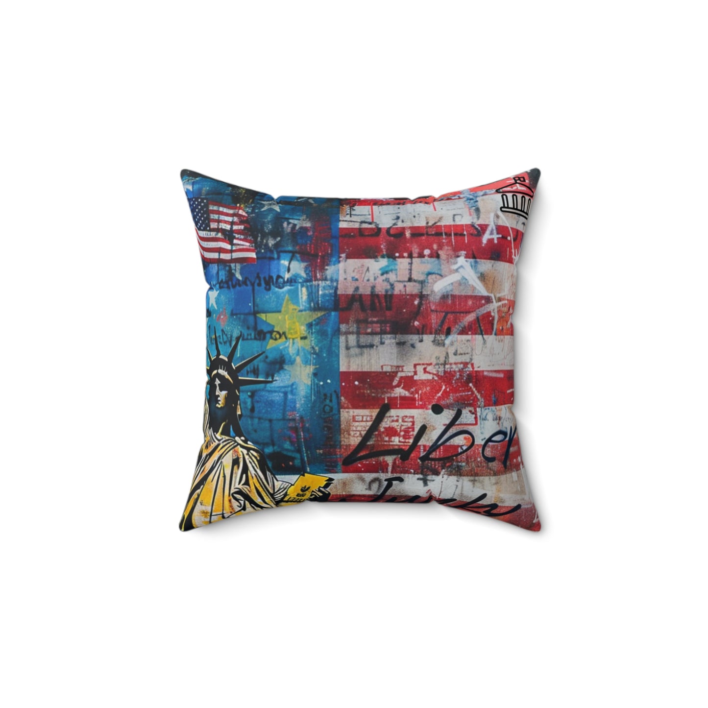 Liberty Junky Graffiti Pillow