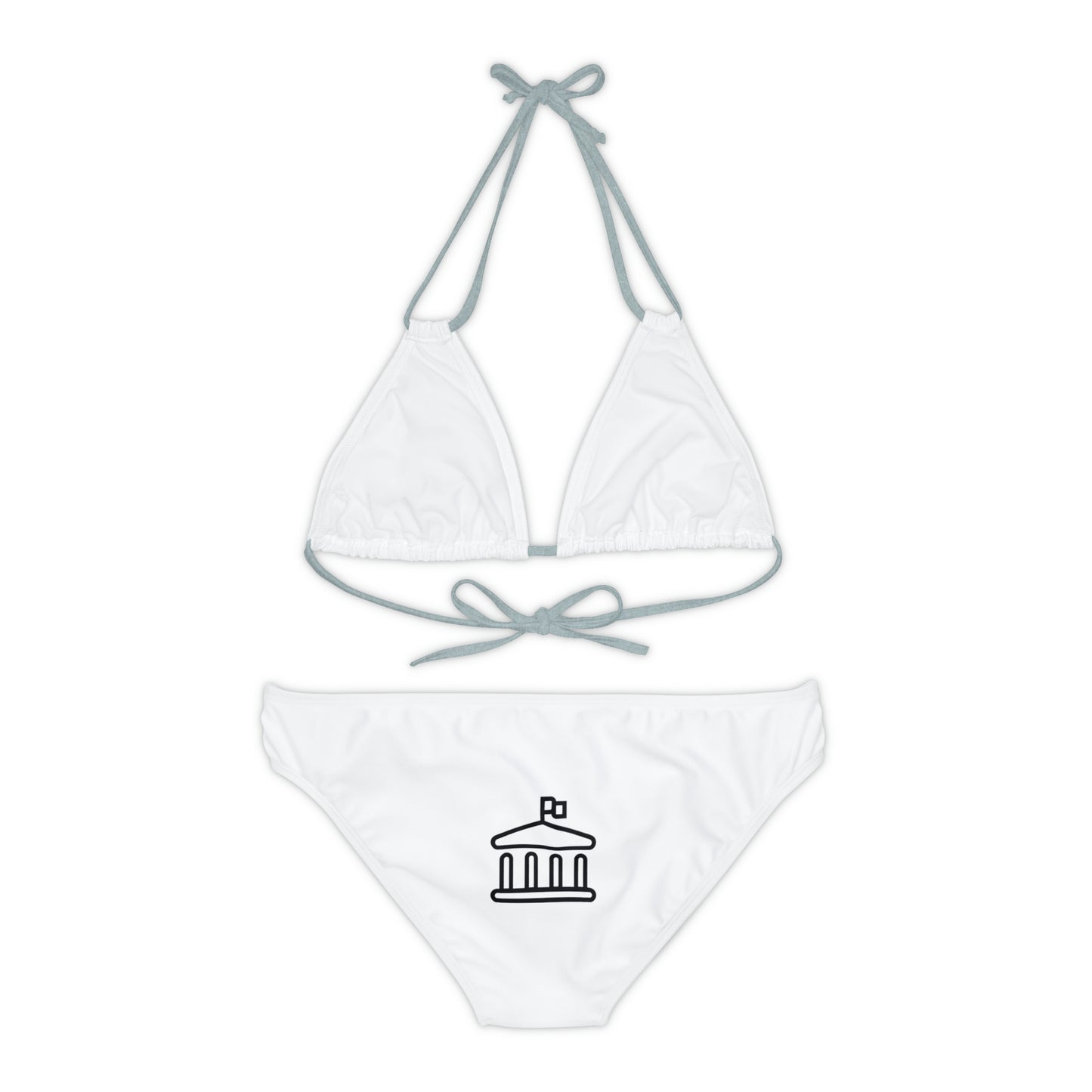 Amendment II Strappy Bikini Set (AOP)