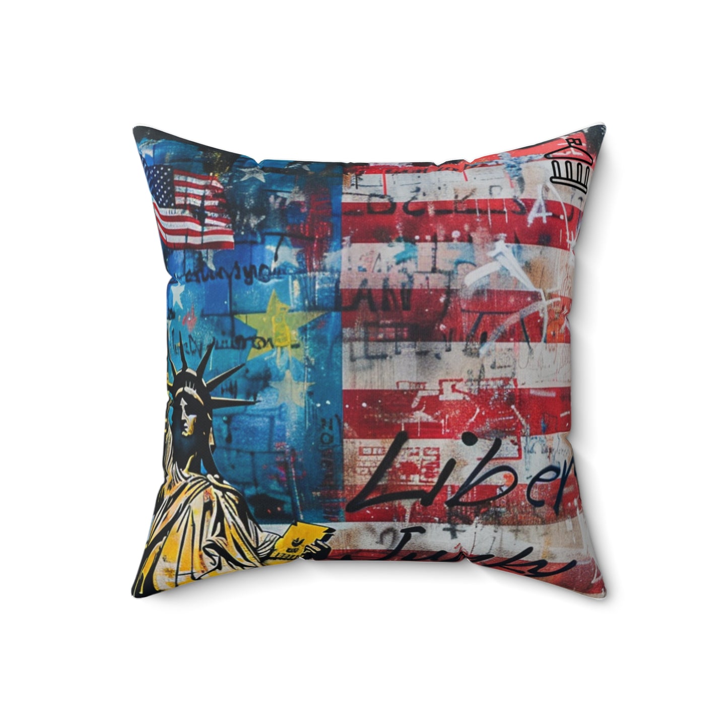 Liberty Junky Graffiti Pillow