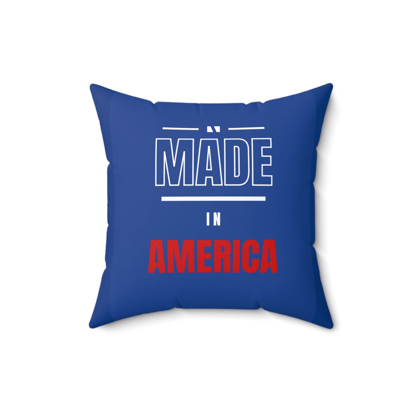 Made In America Spun Polyester Square Pillow