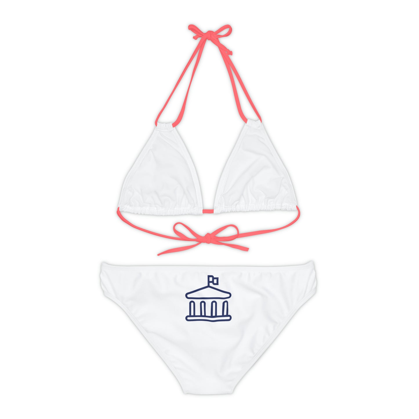 Made In America Strappy Bikini Set (AOP)