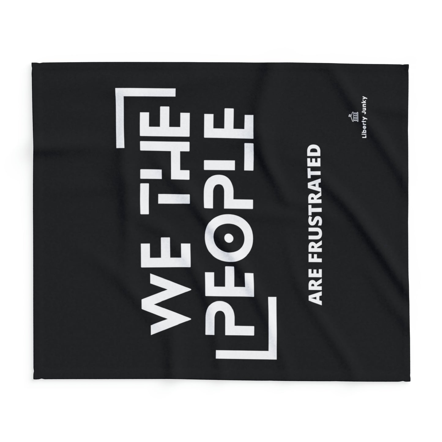 We The People Arctic Fleece Blanket Black