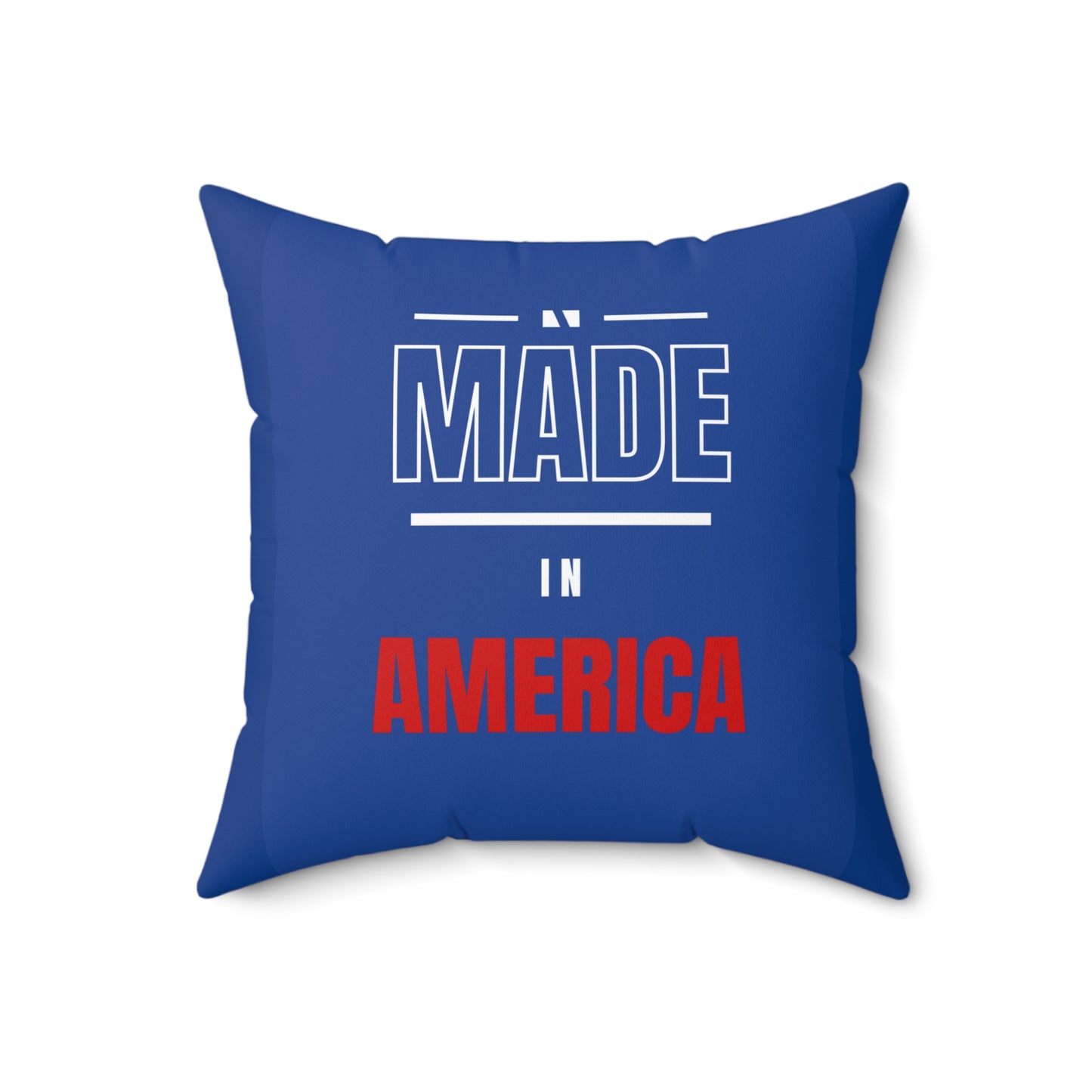 Made In America Spun Polyester Square Pillow