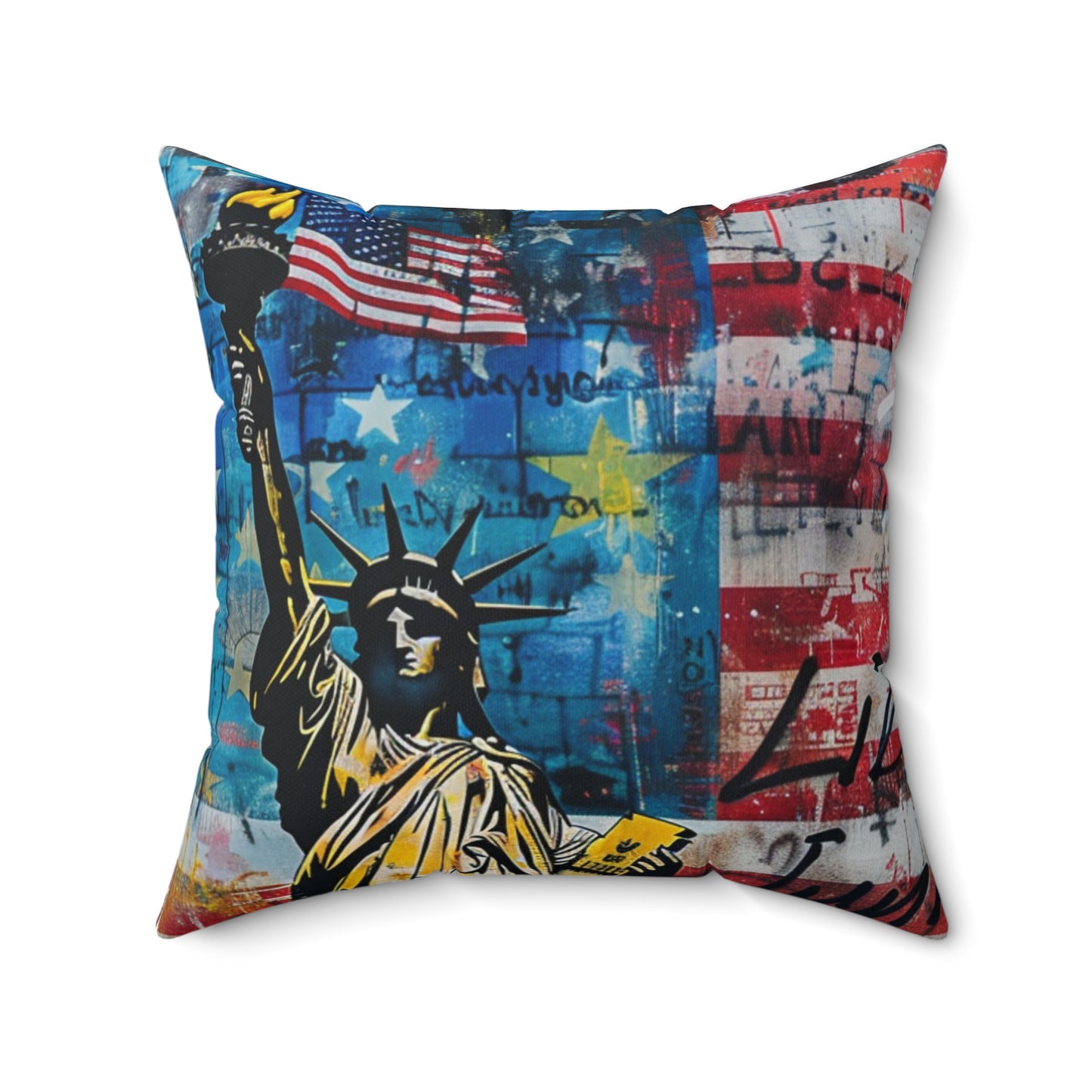 Liberty Junky Graffiti Pillow