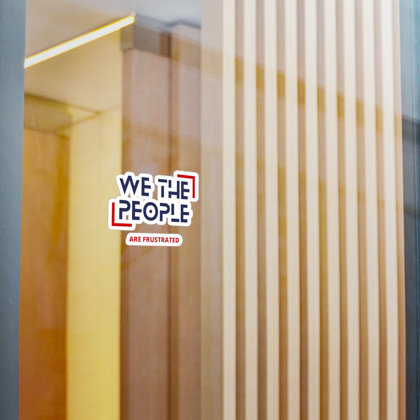 We The People Kiss-Cut Vinyl Decals