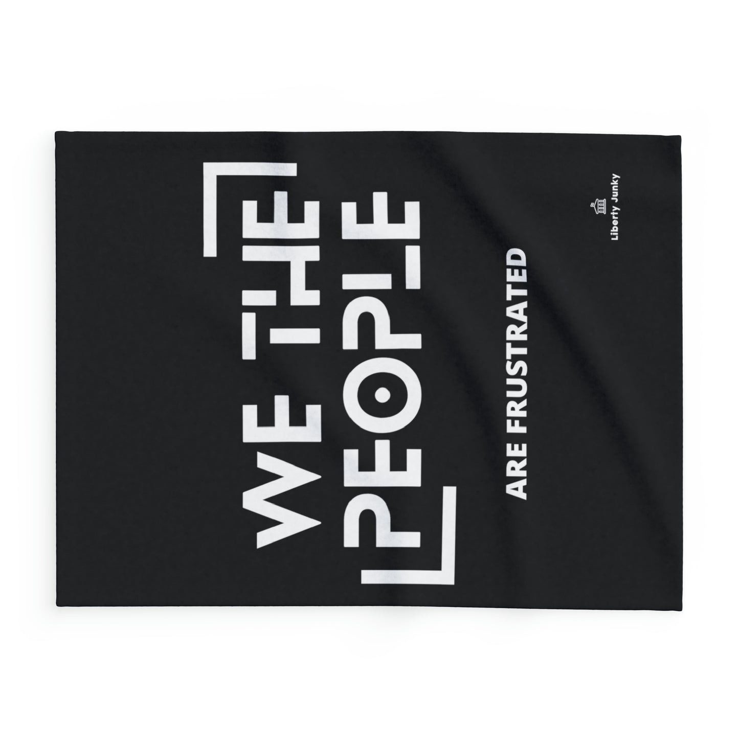 We The People Arctic Fleece Blanket Black