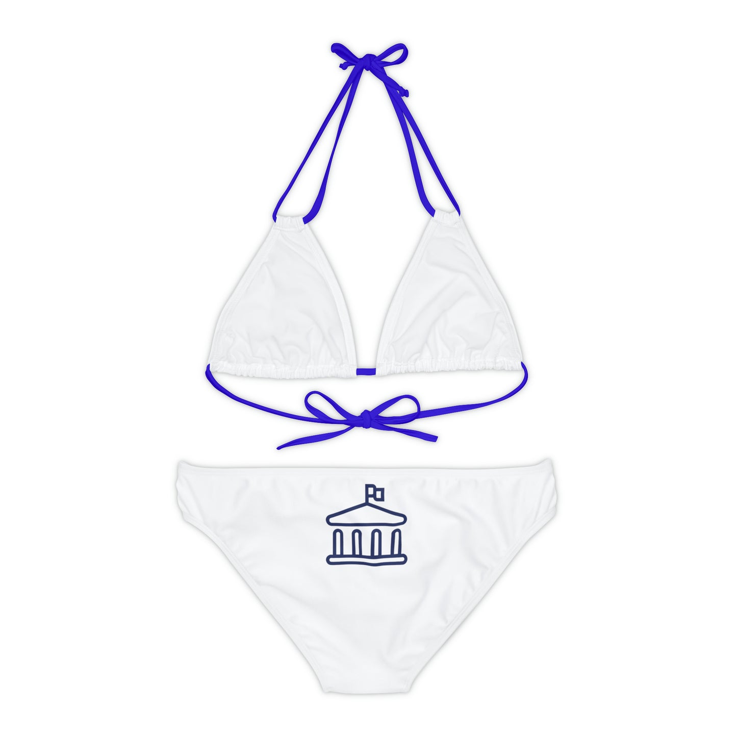 Made In America Strappy Bikini Set (AOP)