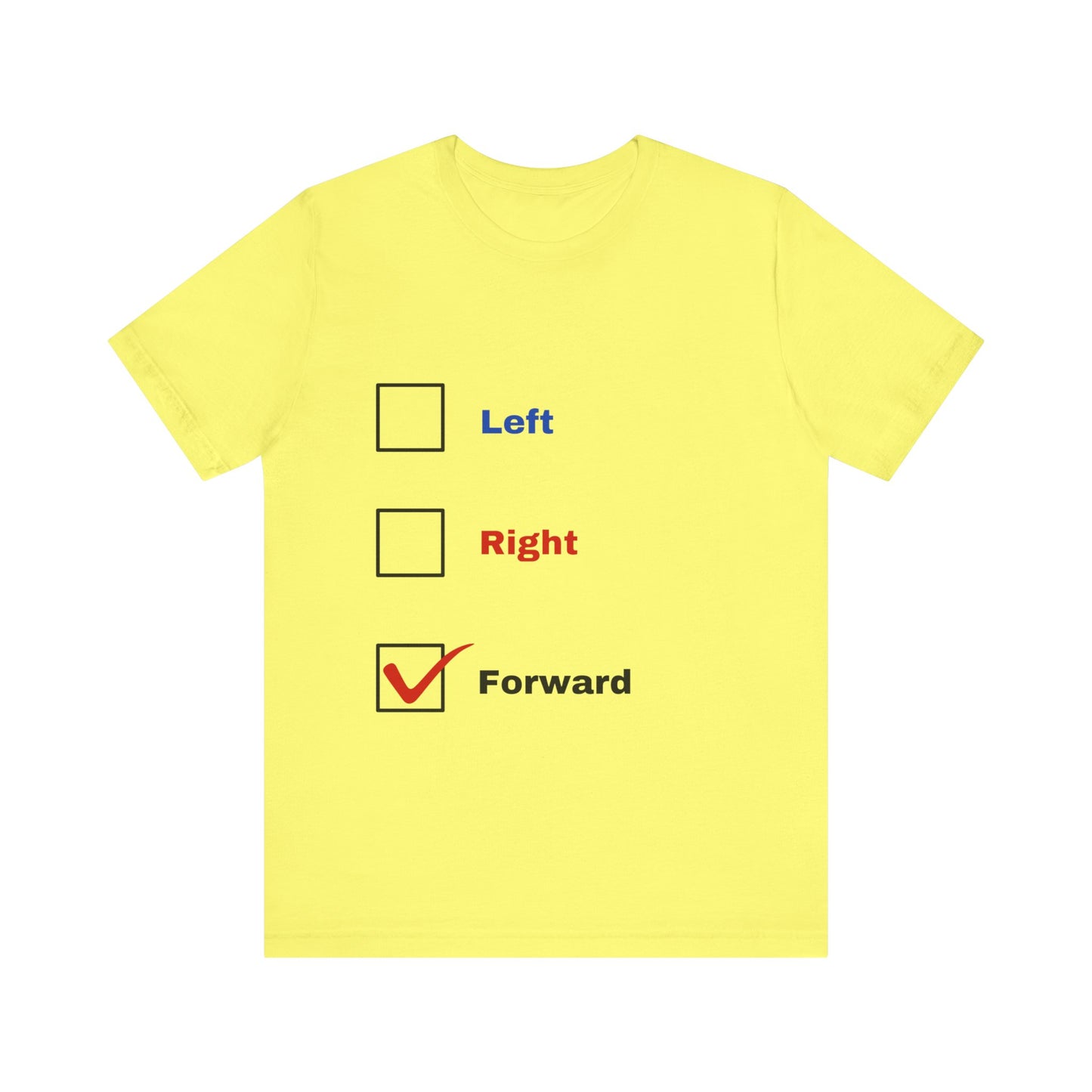 Check The Box - Forward Unisex Jersey Short Sleeve Tee