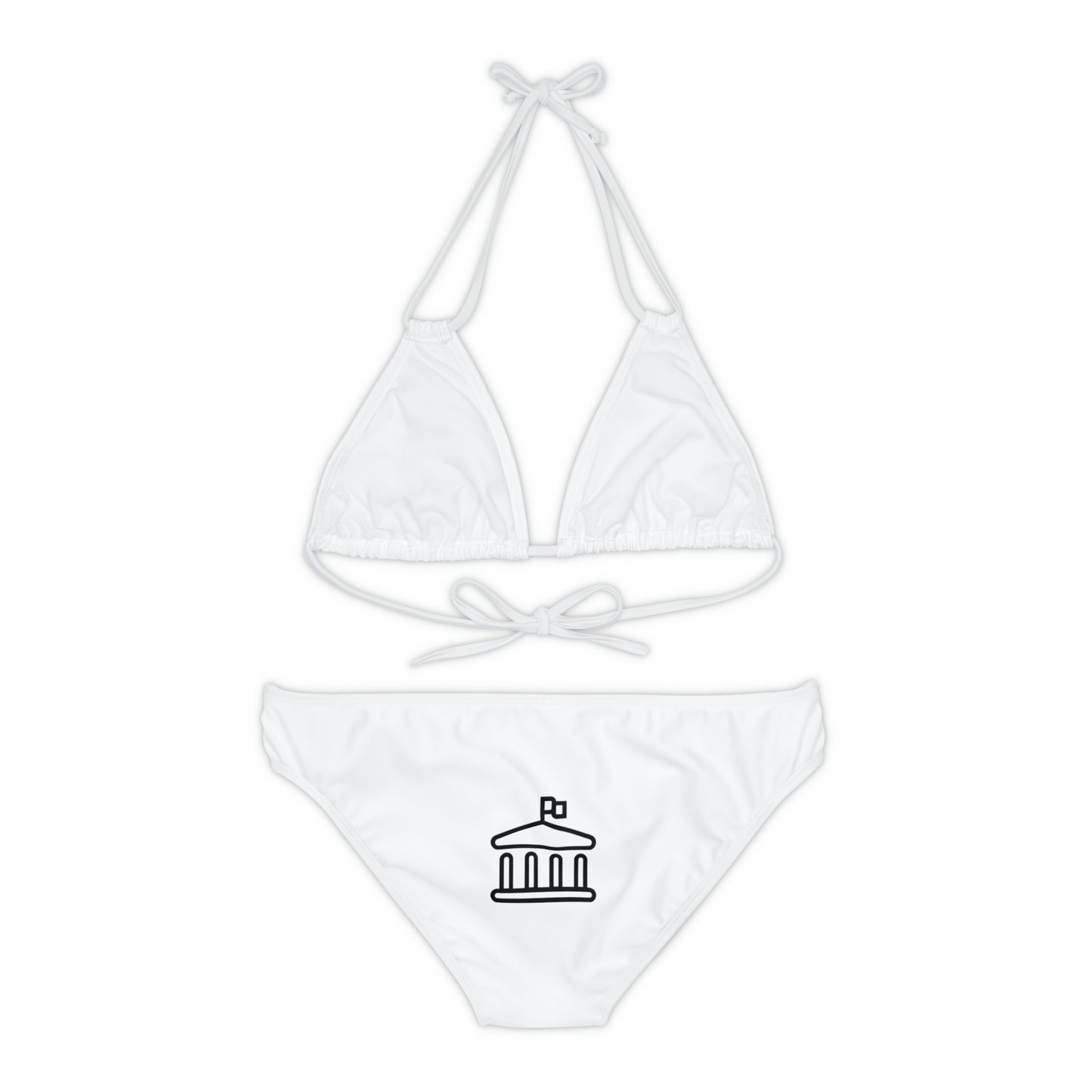 Amendment II Strappy Bikini Set (AOP)