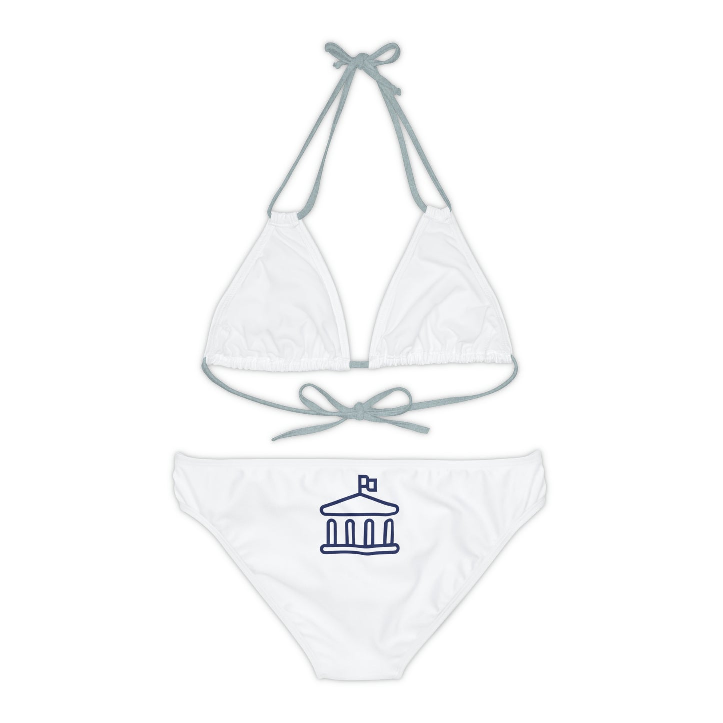 Made In America Strappy Bikini Set (AOP)