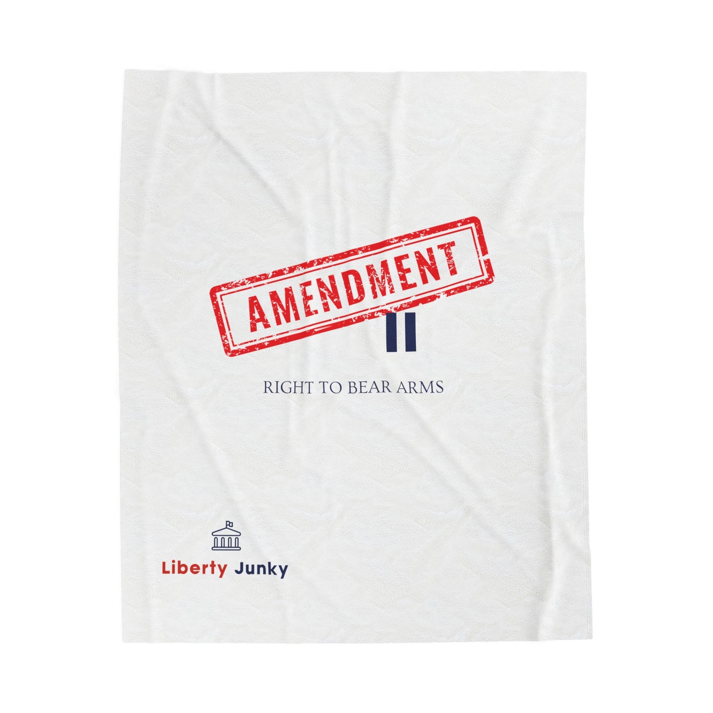 Amendment II Velveteen Plush Blanket