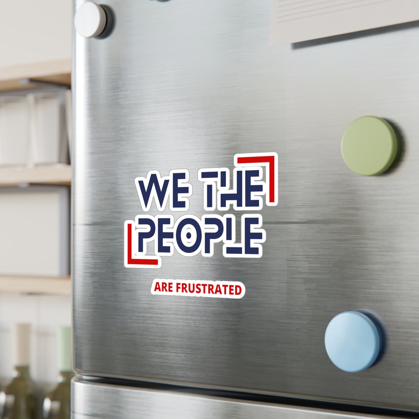 We The People Kiss-Cut Vinyl Decals