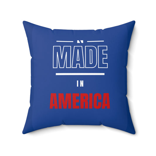 Made In America Spun Polyester Square Pillow