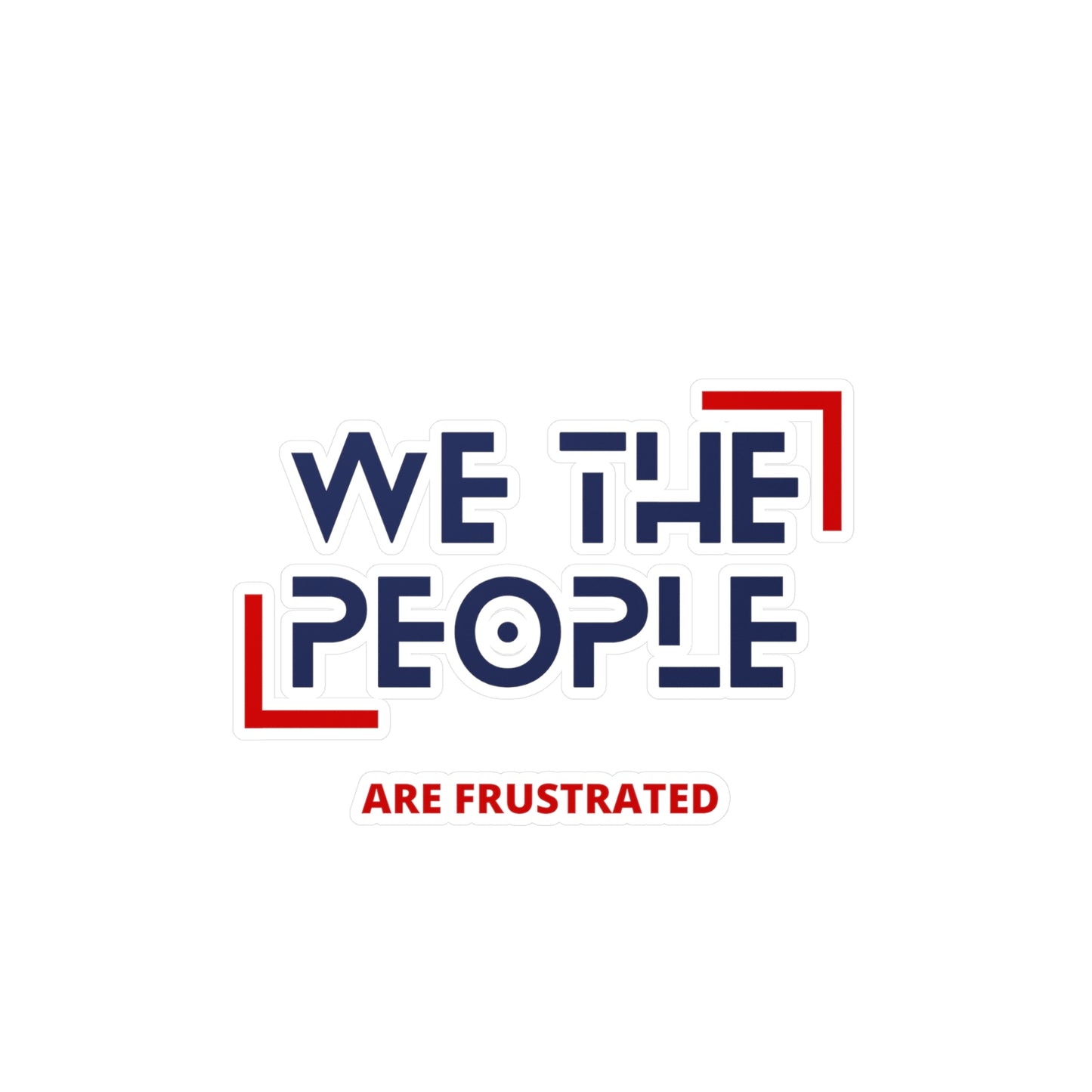 We The People Kiss-Cut Vinyl Decals