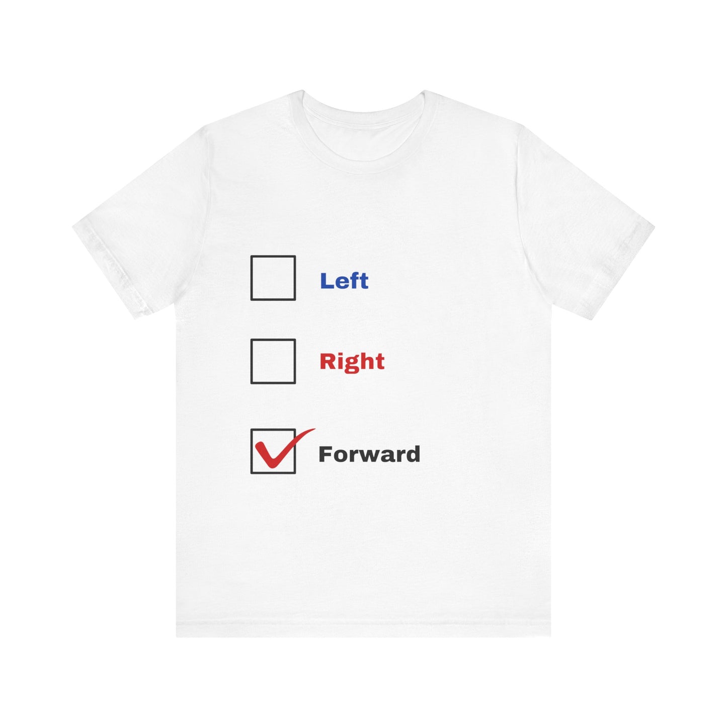 Check The Box - Forward Unisex Jersey Short Sleeve Tee