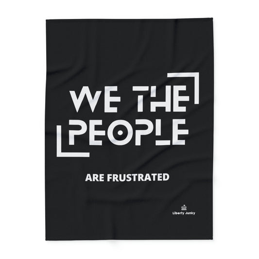 We The People Arctic Fleece Blanket Black