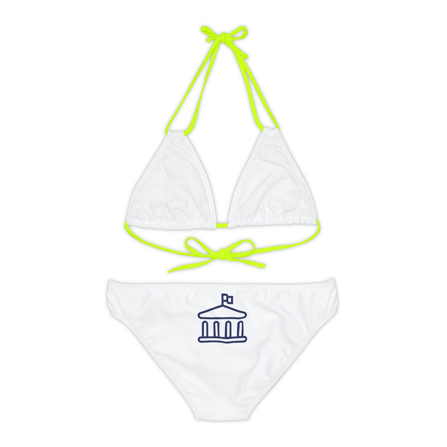 Made In America Strappy Bikini Set (AOP)