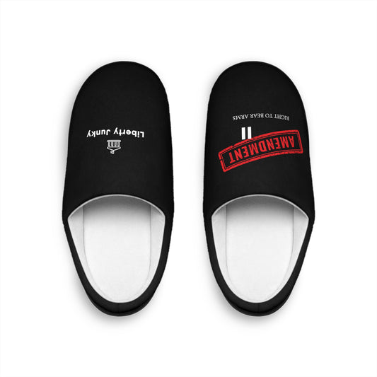 Amendment II Men's Indoor Slippers Black