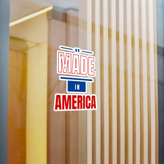 Made in America Kiss-Cut Vinyl Decals