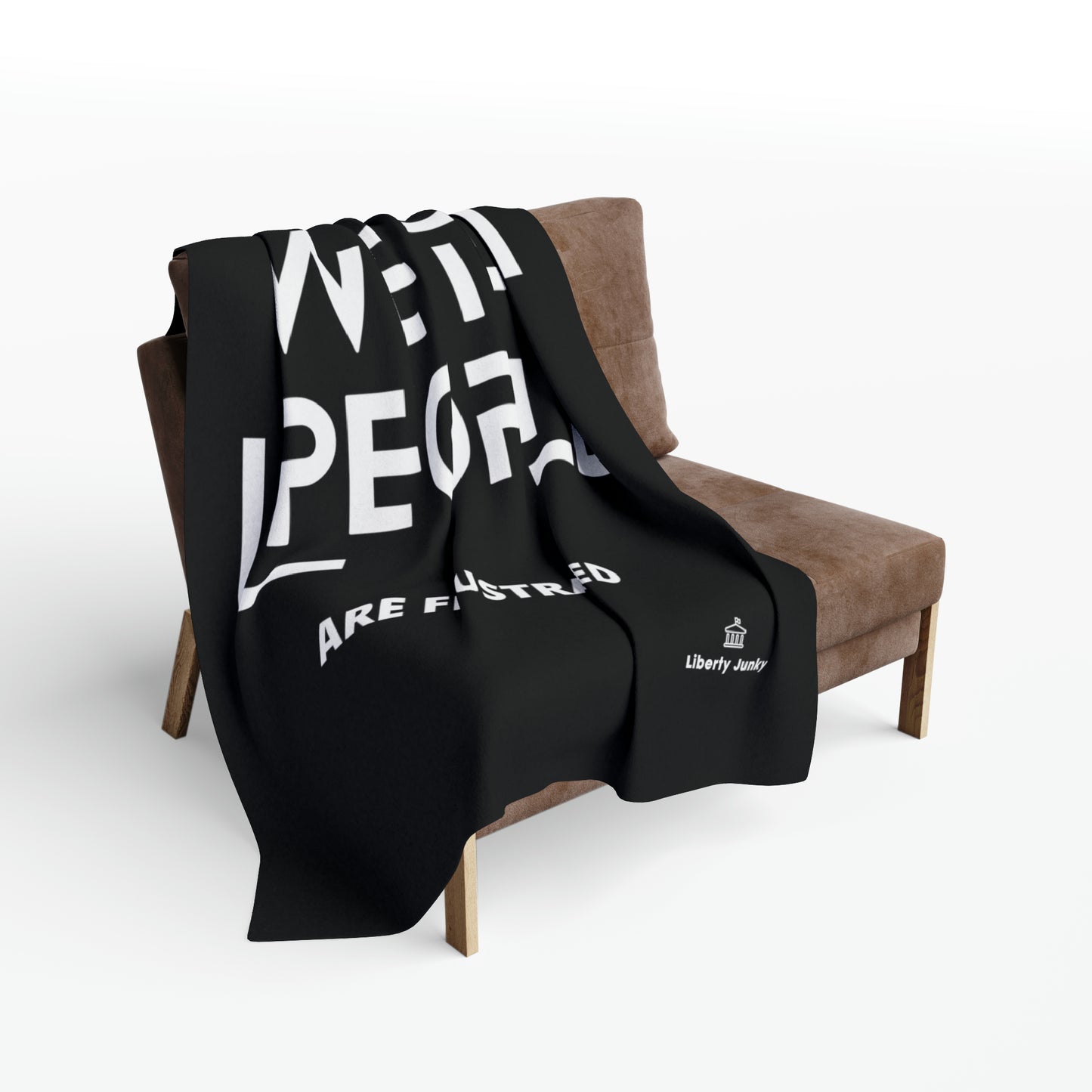 We The People Arctic Fleece Blanket Black