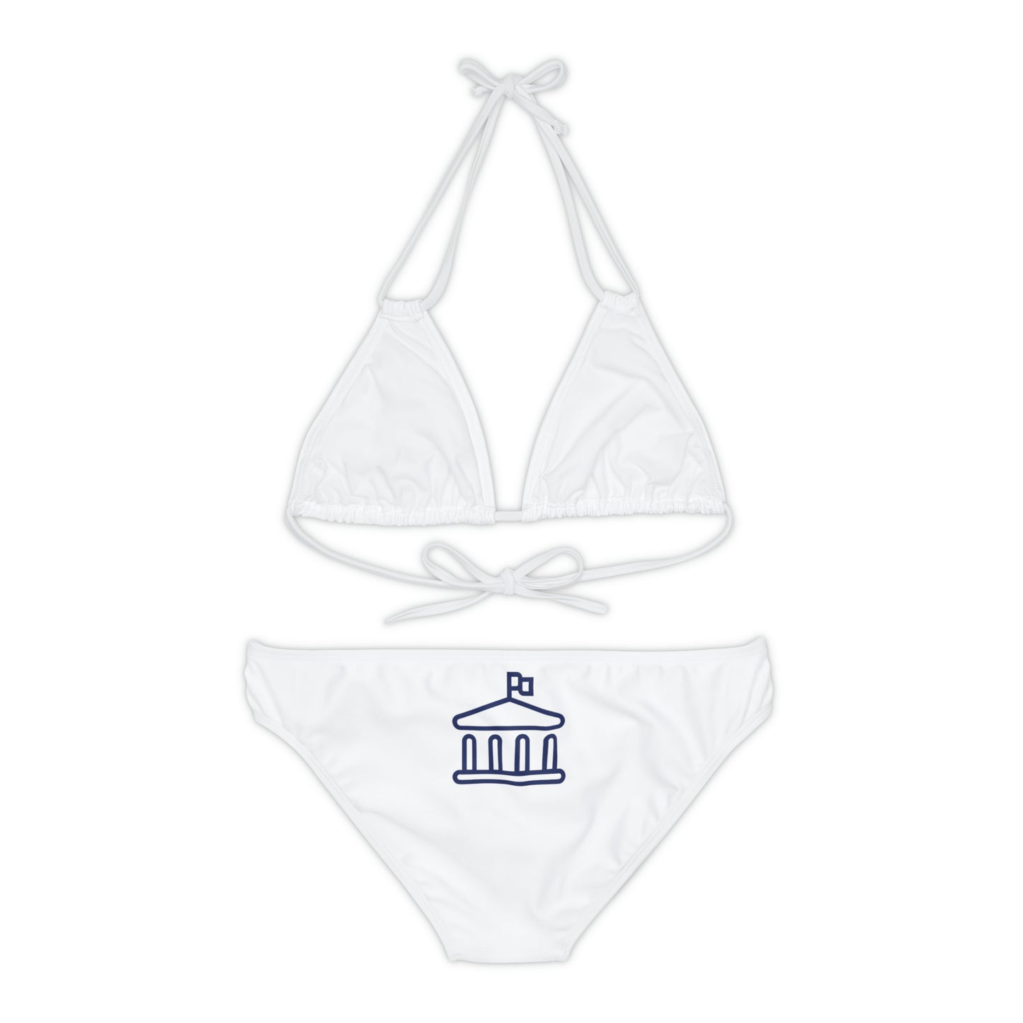 Made In America Strappy Bikini Set (AOP)