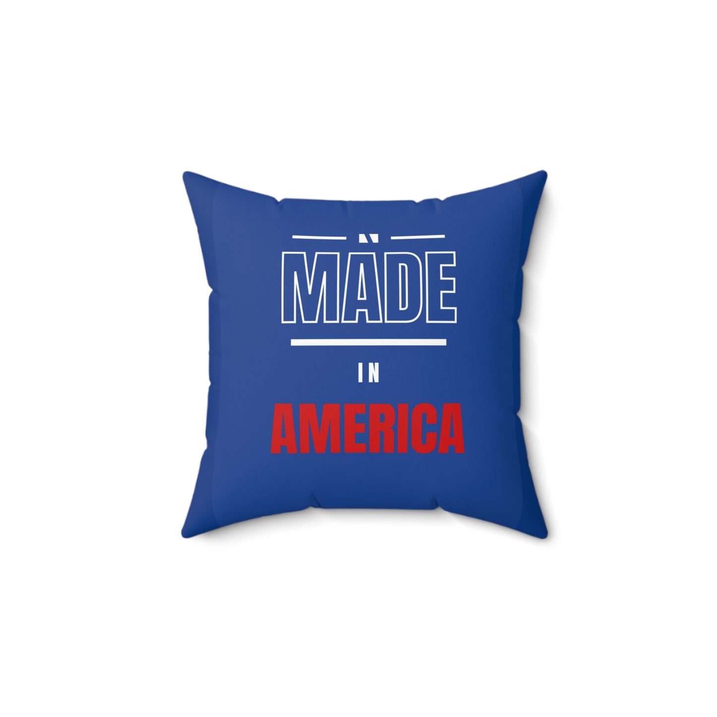 Made In America Spun Polyester Square Pillow