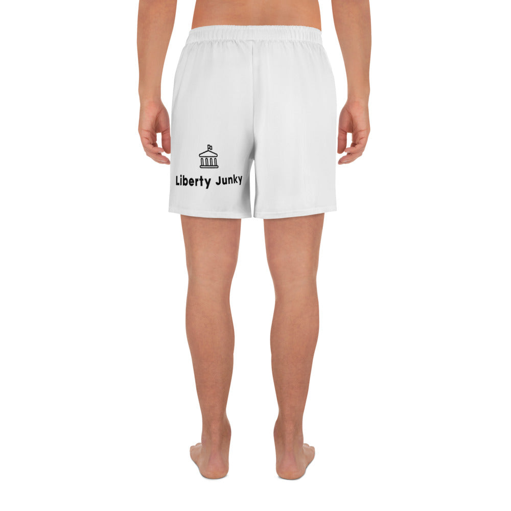 Amendment II Men's Recycled Athletic Shorts White