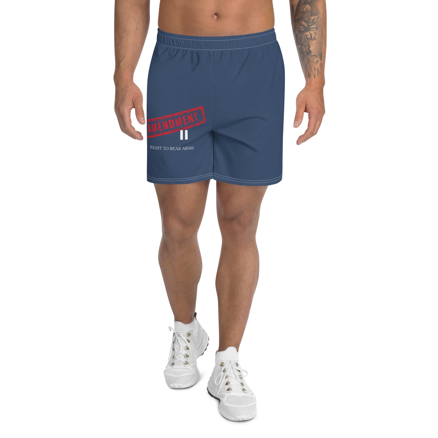 Amendment II Men's Recycled Athletic Shorts Navy