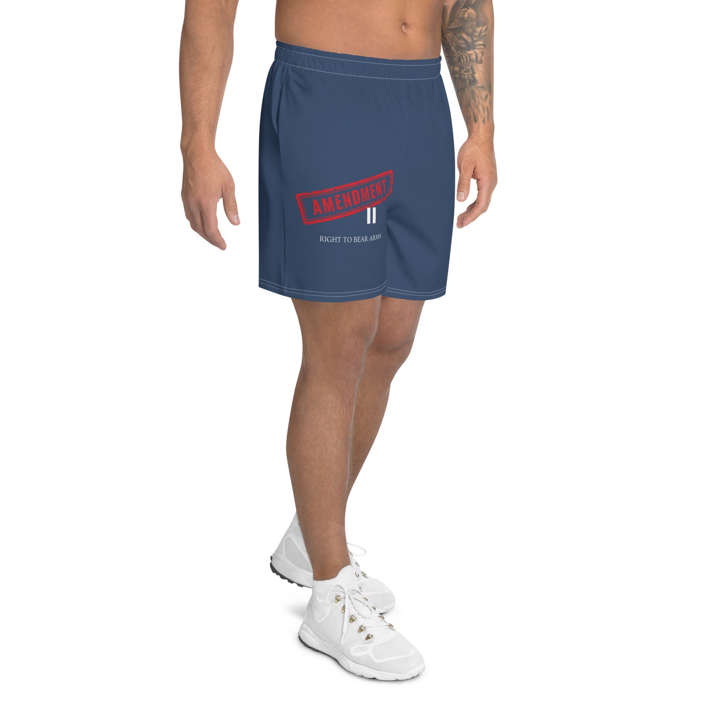 Amendment II Men's Recycled Athletic Shorts Navy