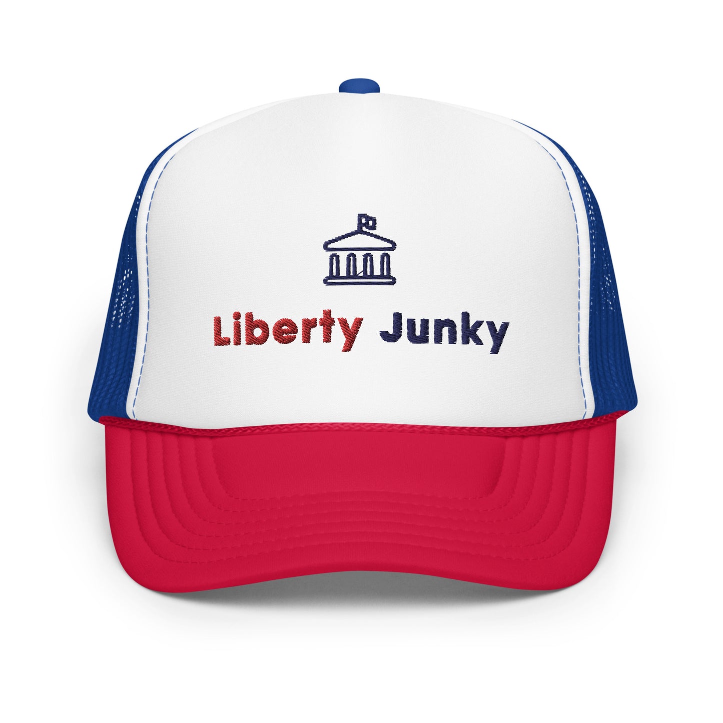 Liberty Junky red/Blue Foam trucker hat