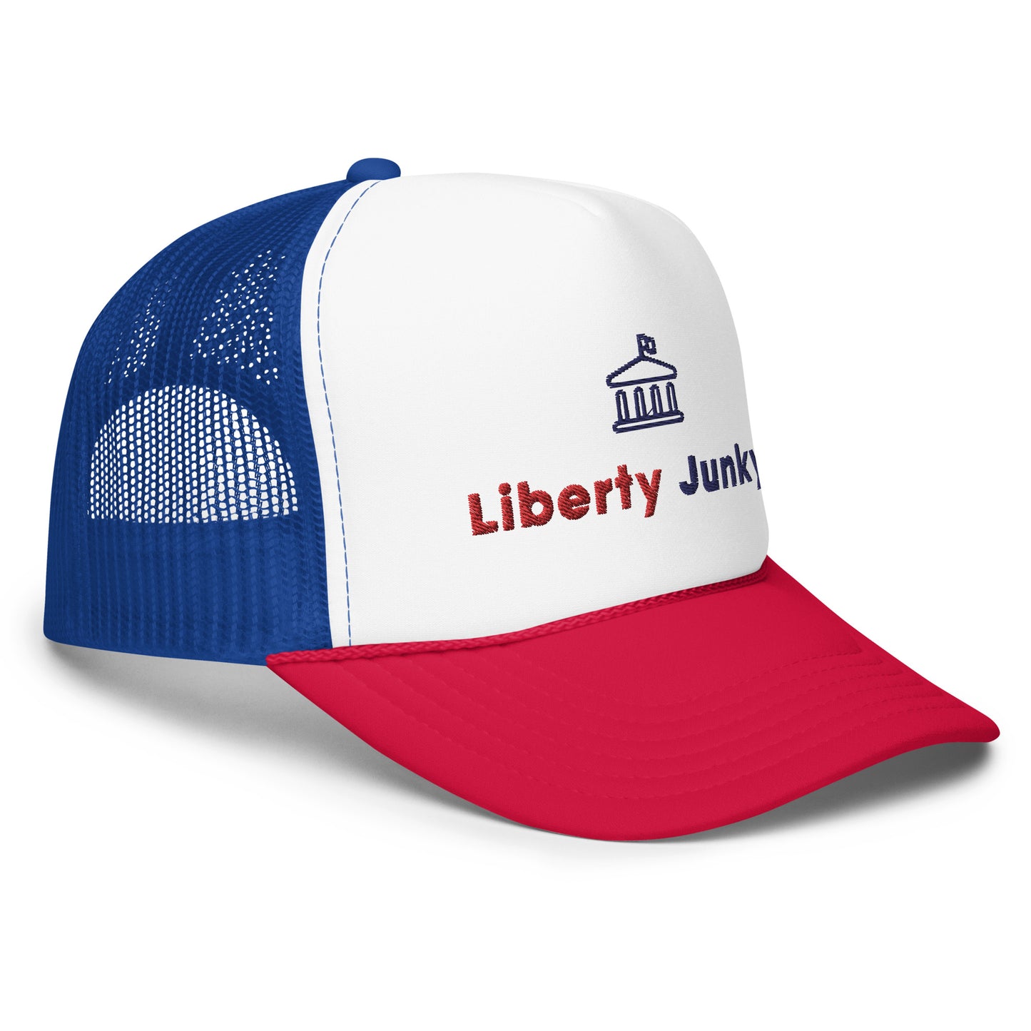 Liberty Junky red/Blue Foam trucker hat