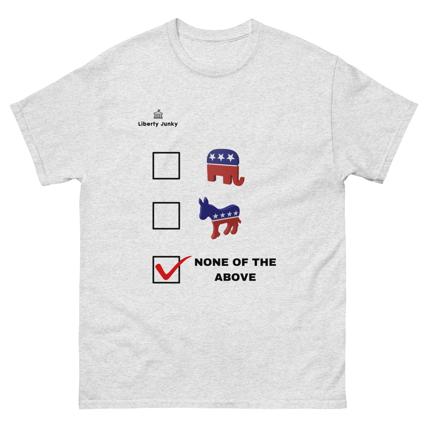 Dem, Rep, None of The Above Men's classic tee