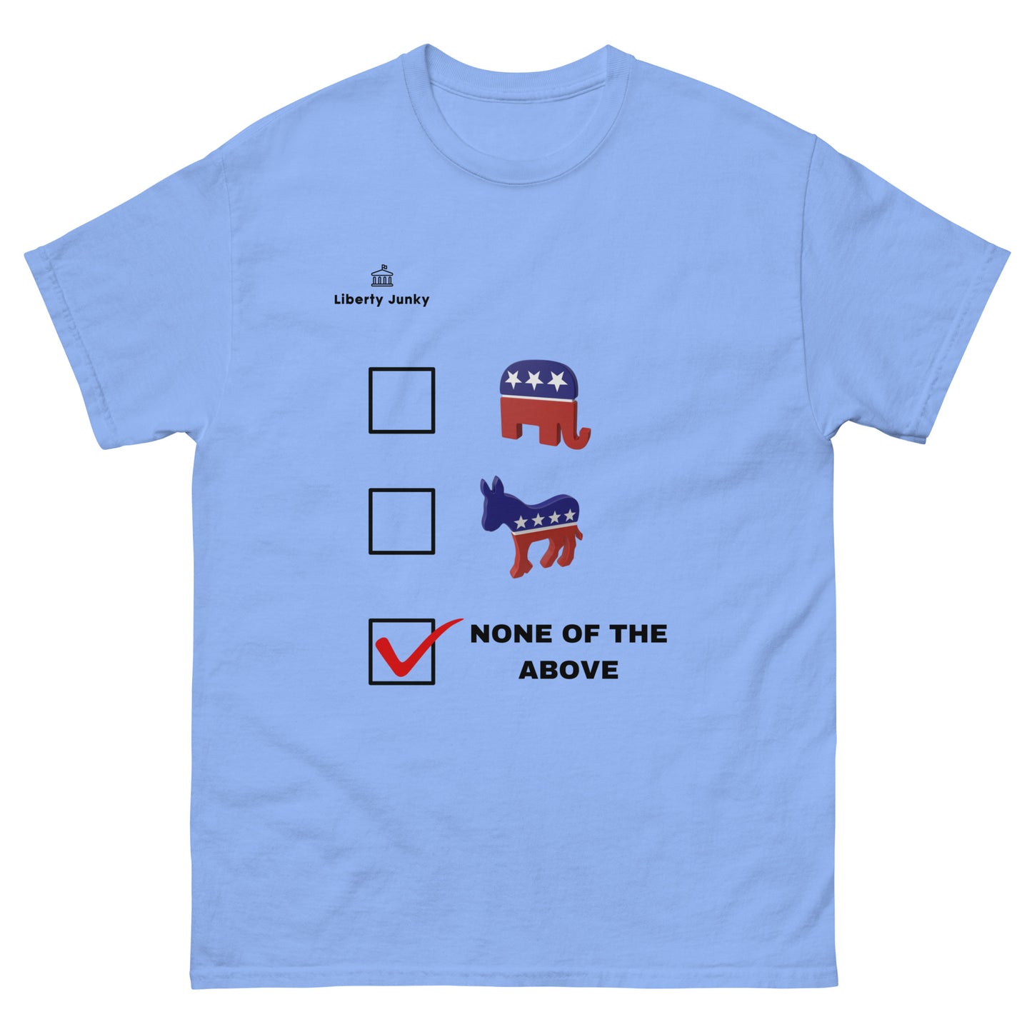 Dem, Rep, None of The Above Men's classic tee