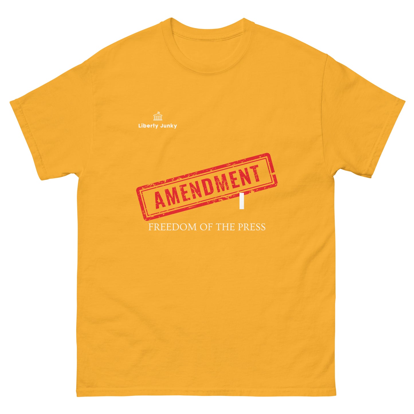 1st Amendment-Freedom of the Press Men's classic tee Dark Colors