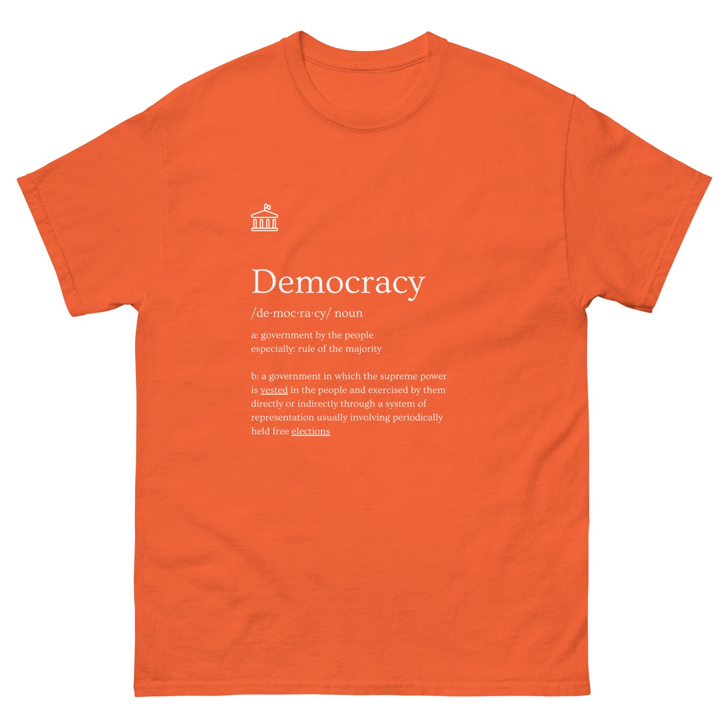 Democracy Men's classic tee