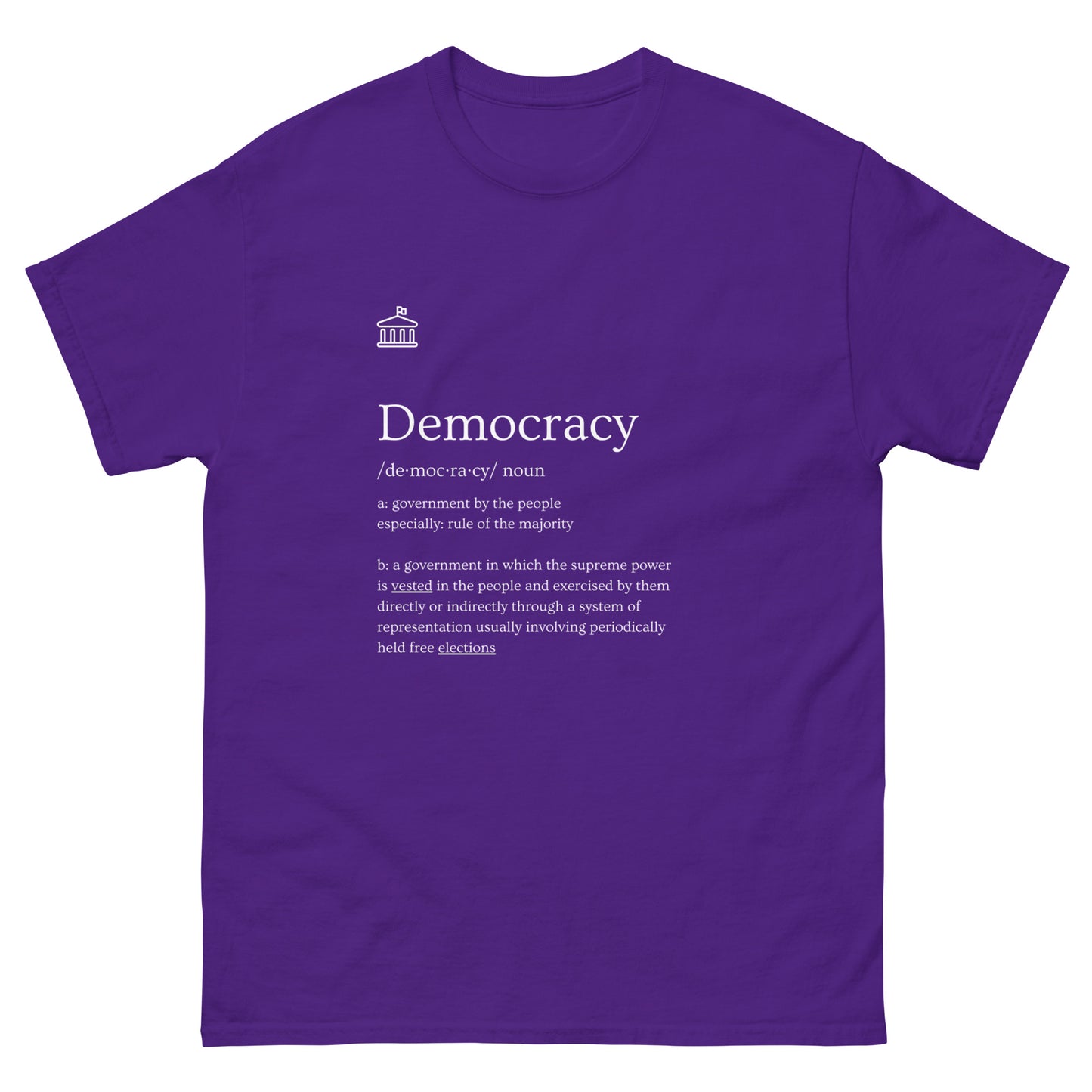 Democracy Men's classic tee