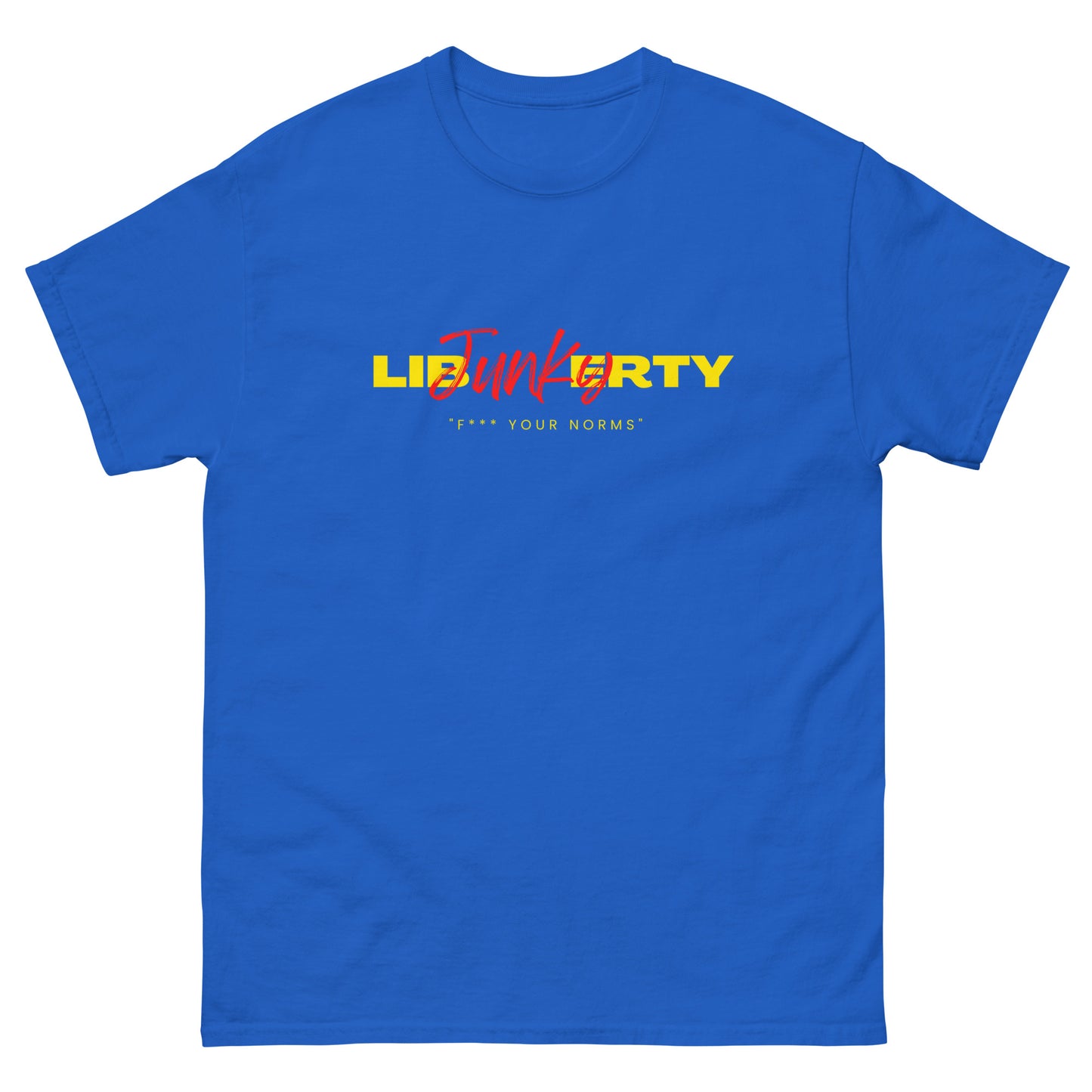 Liberty Junky F your Norms Men's classic tee