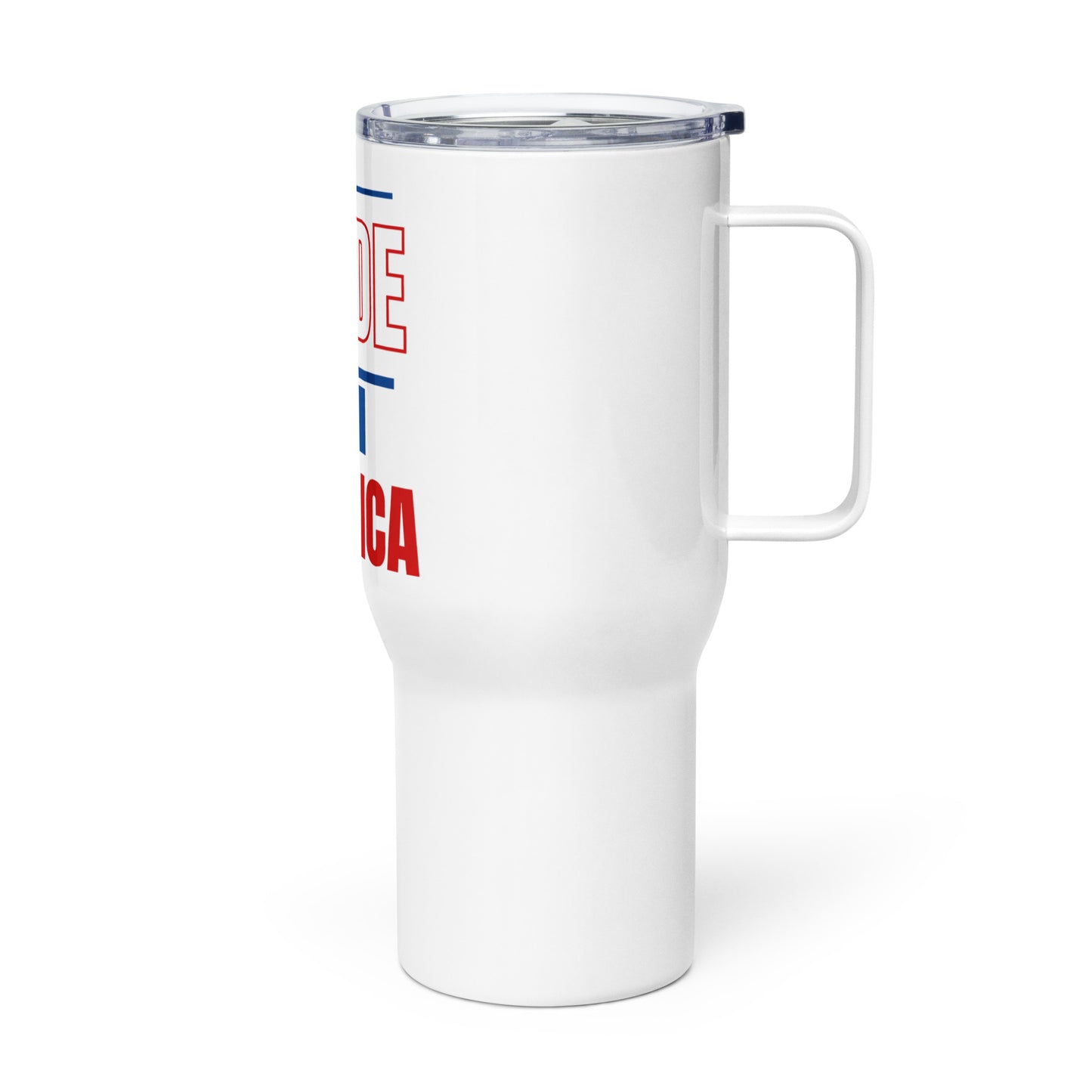 Made In America Travel mug with a handle