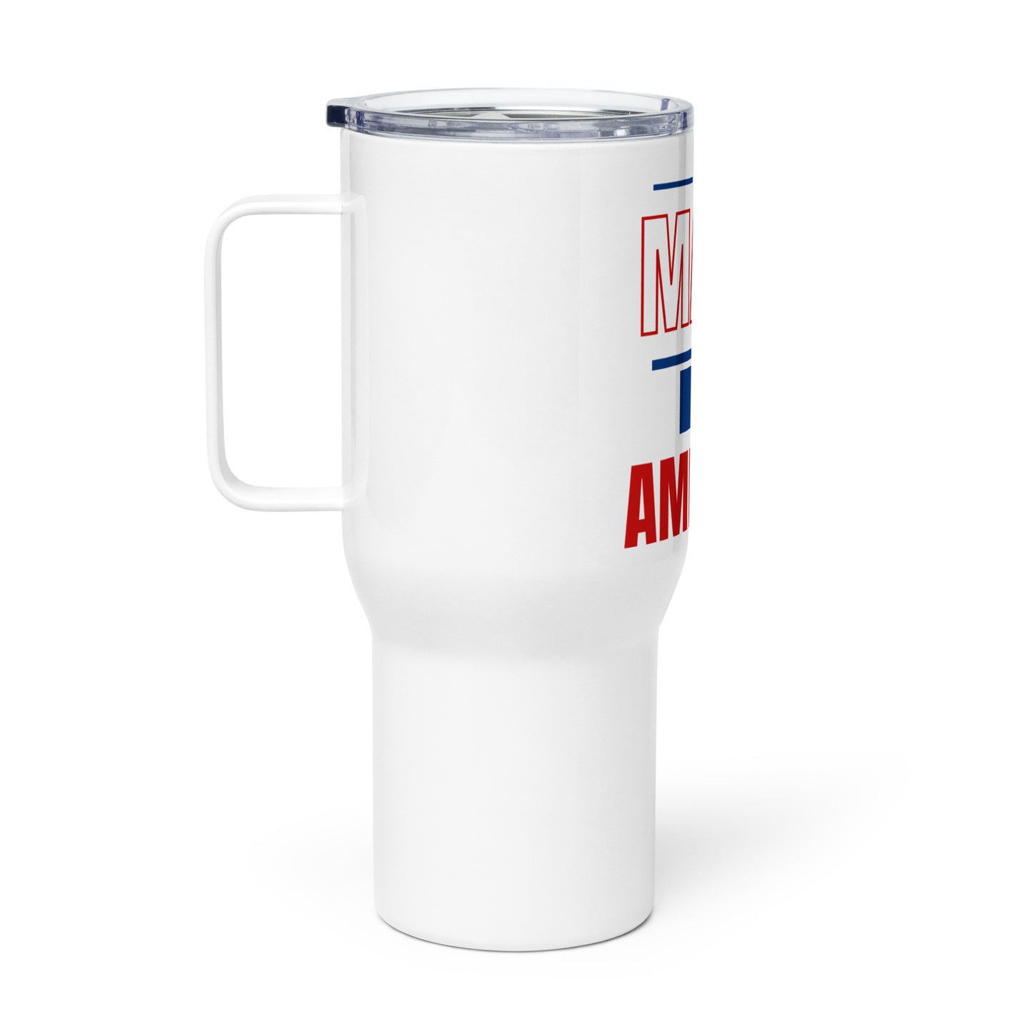 Made In America Travel mug with a handle