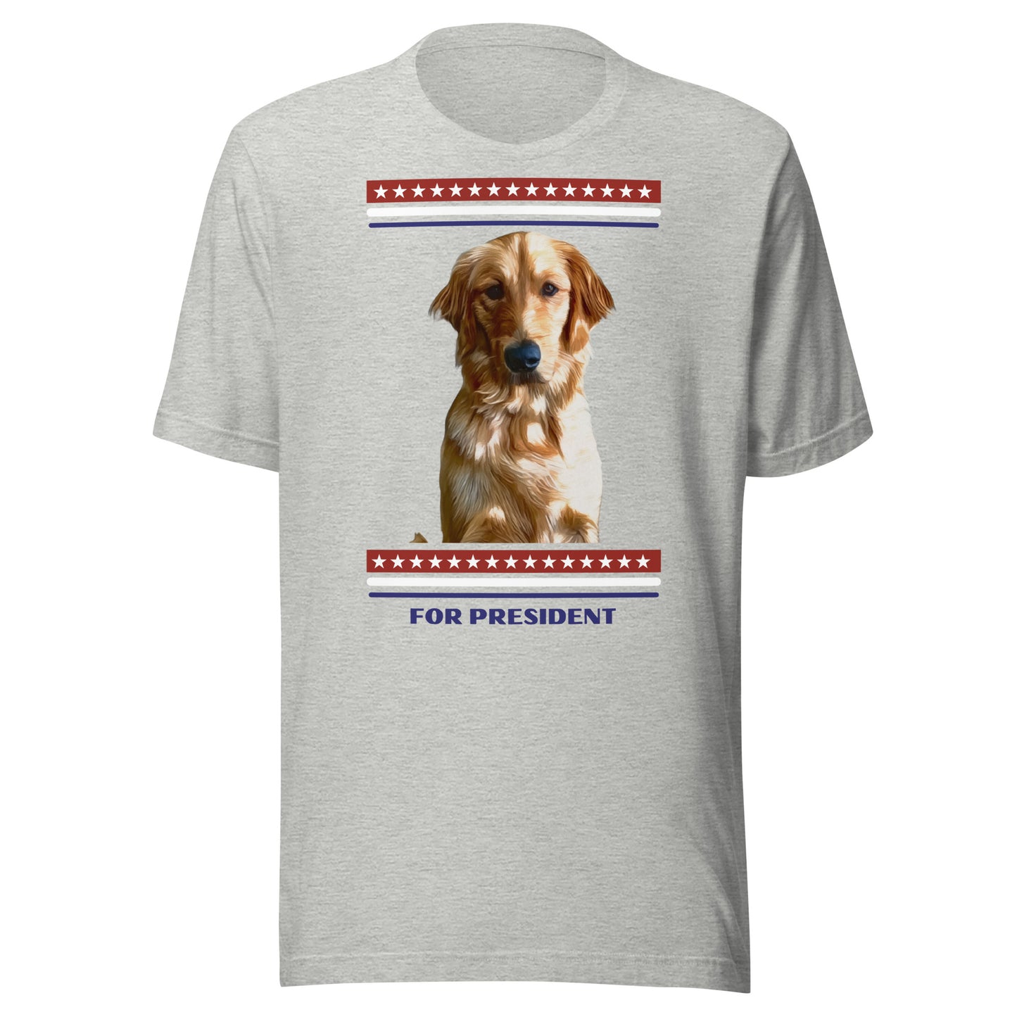 Golden Retriever For President Unisex t-shirt