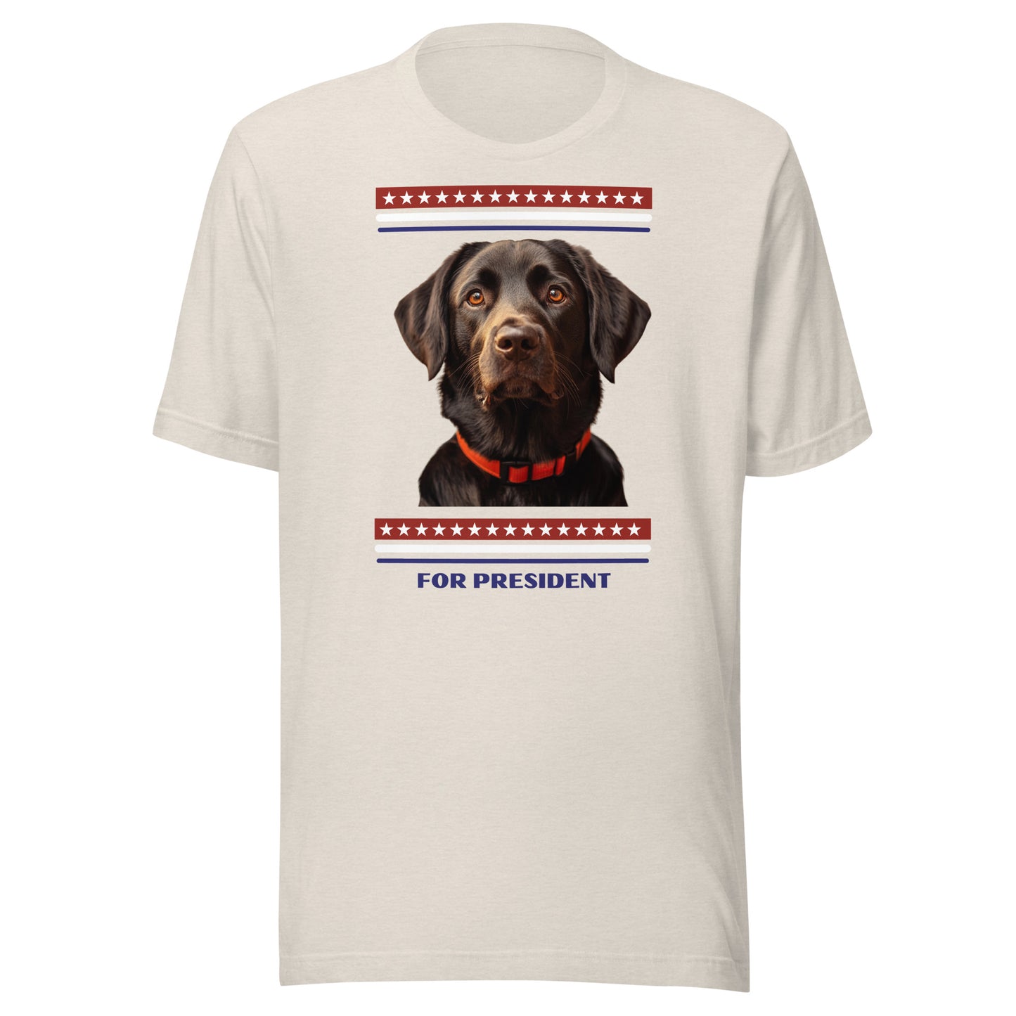 Black Labrador Retriever For President Unisex t-shirt