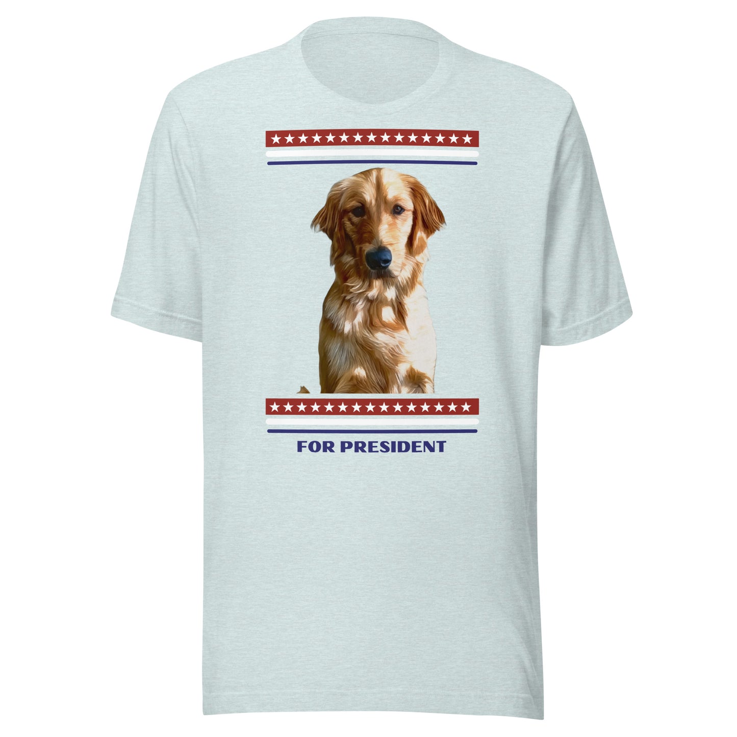 Golden Retriever For President Unisex t-shirt