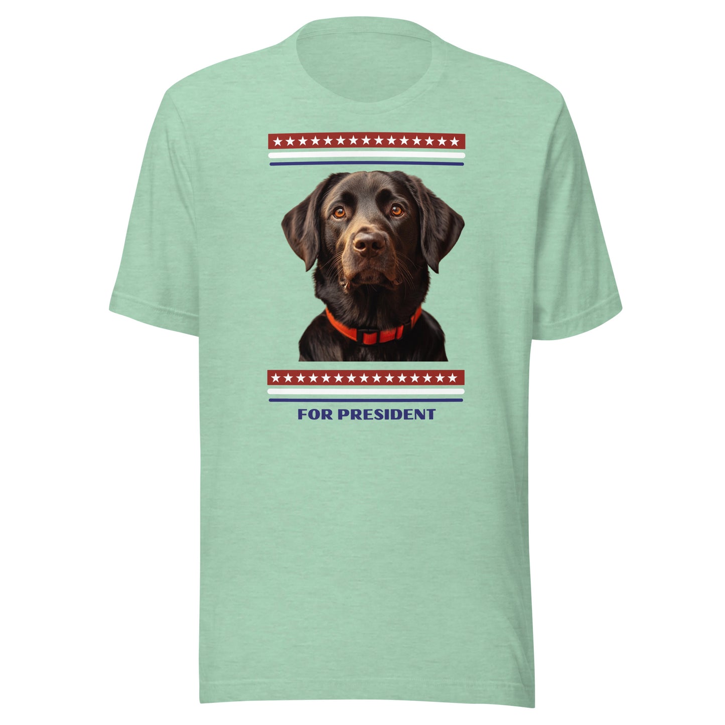 Black Labrador Retriever For President Unisex t-shirt