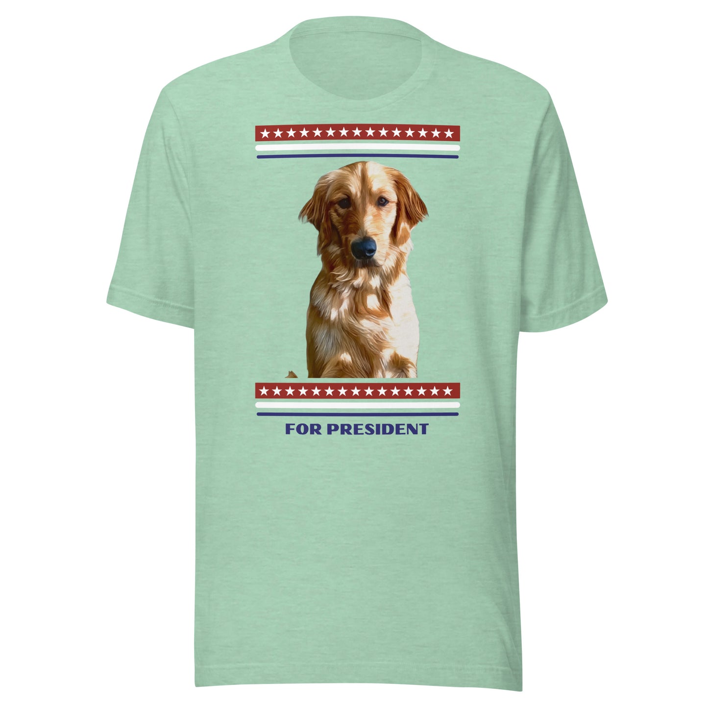 Golden Retriever For President Unisex t-shirt