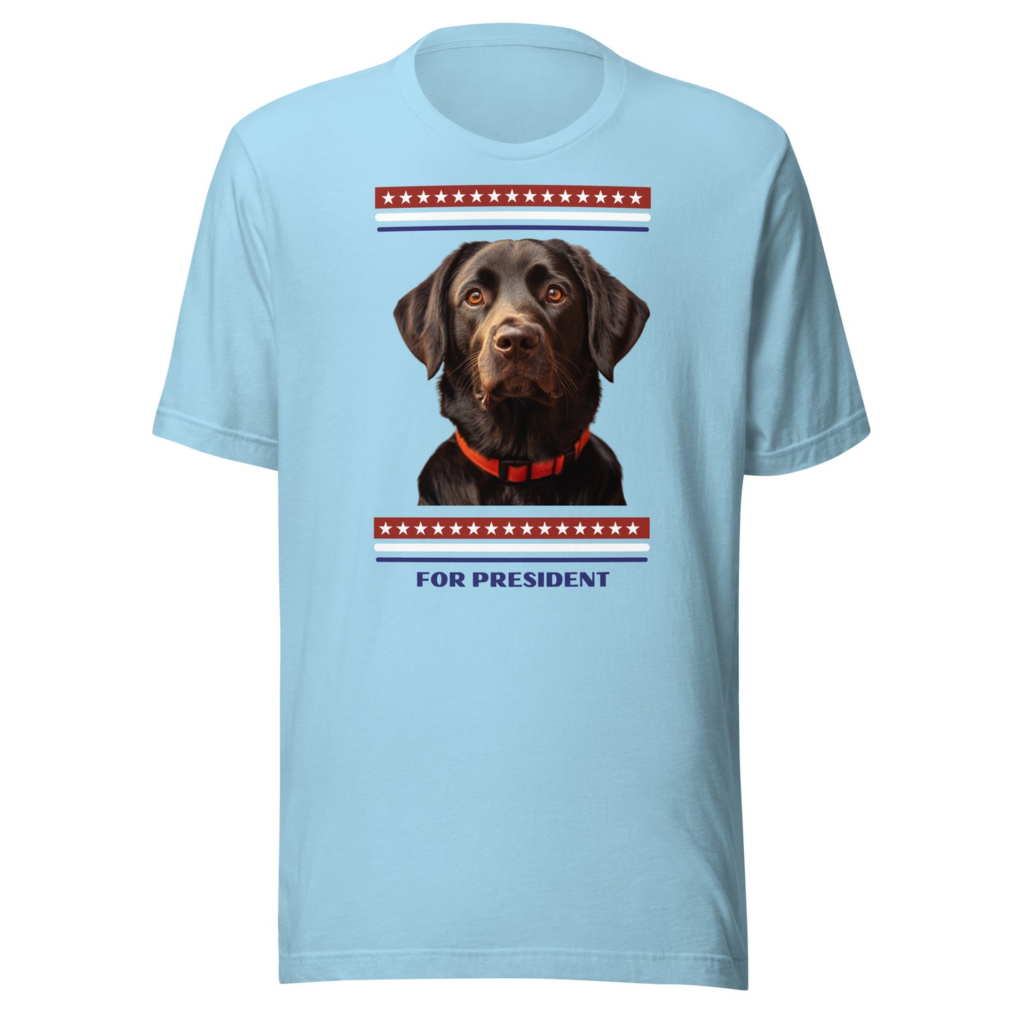 Black Labrador Retriever For President Unisex t-shirt