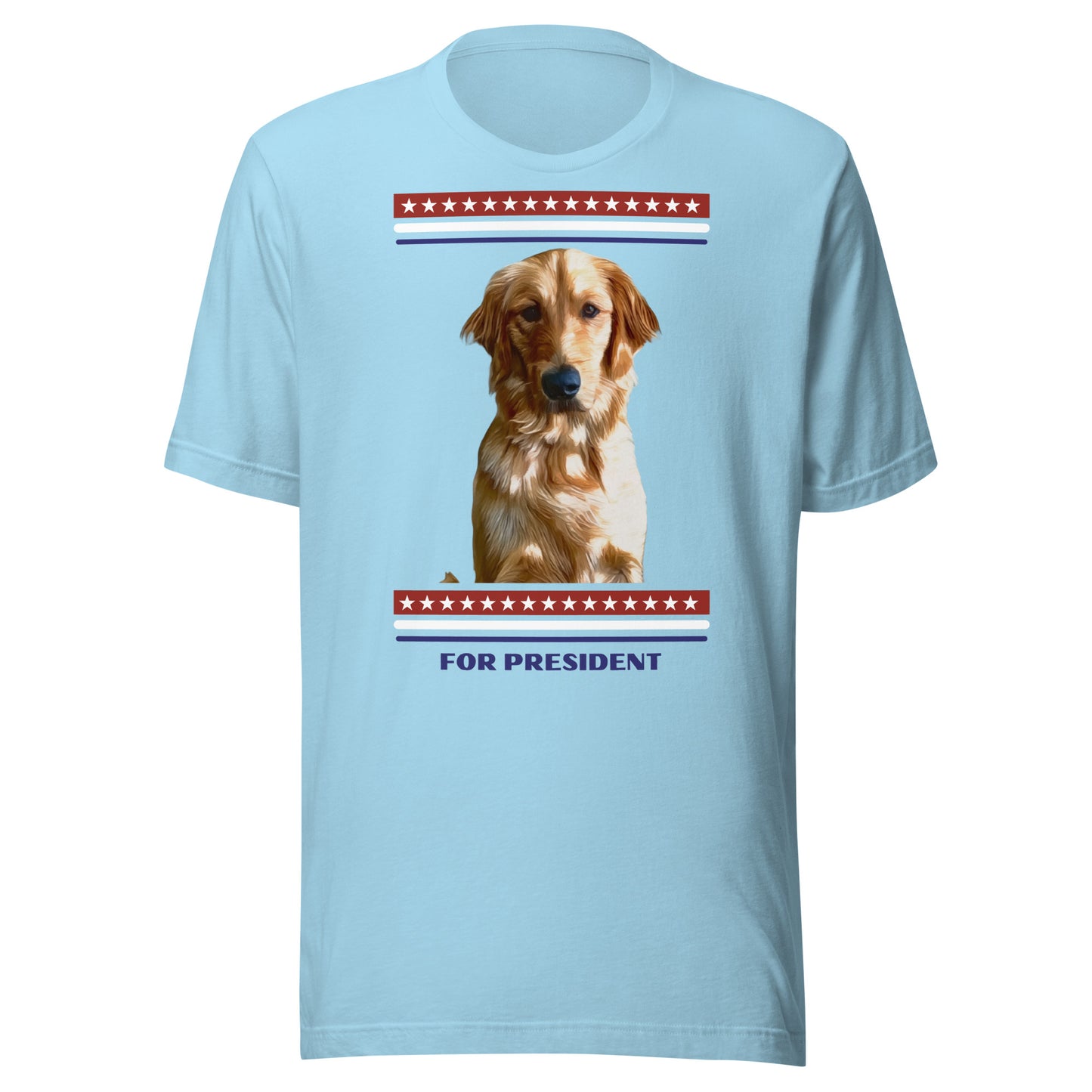 Golden Retriever For President Unisex t-shirt